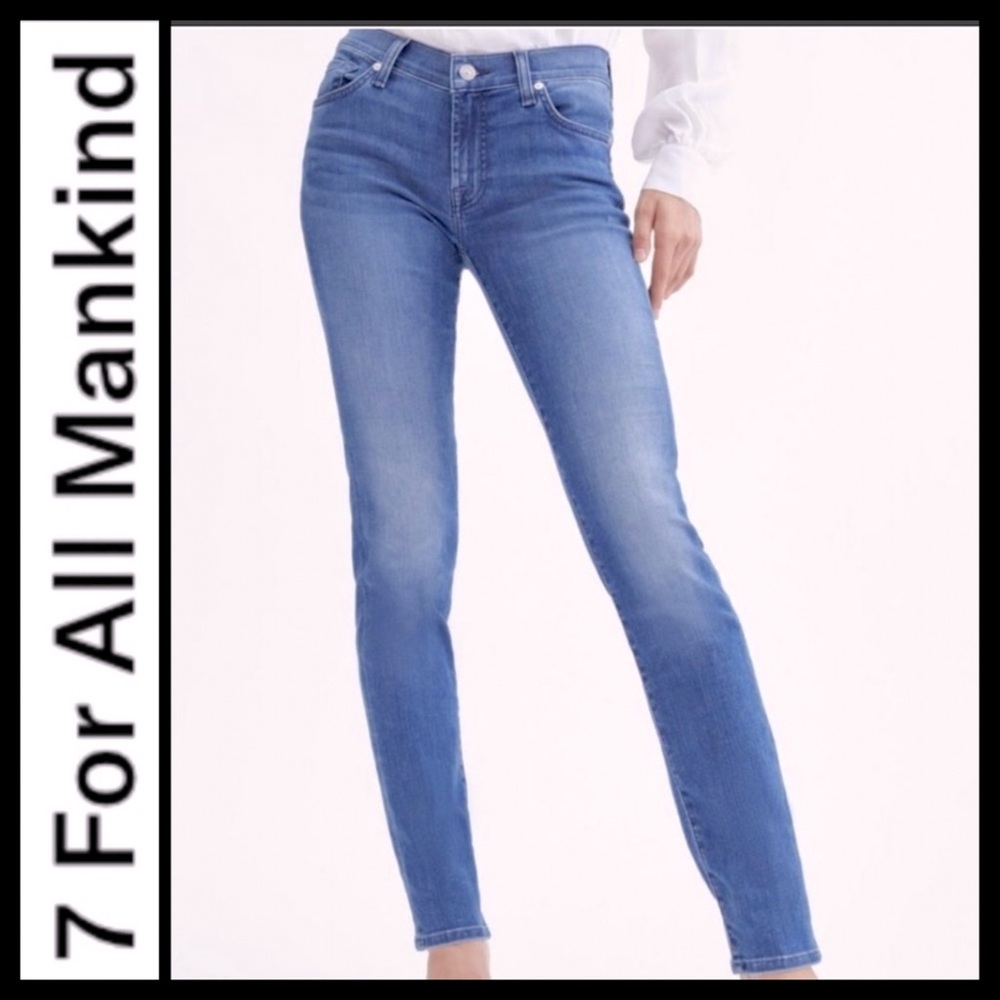 7FAMK Roxanne Mid-Rise Skinny Jeans